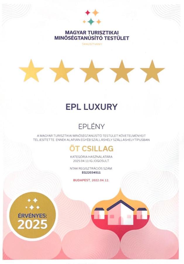 Eplény Epl Luxury 아파트 외부 사진
